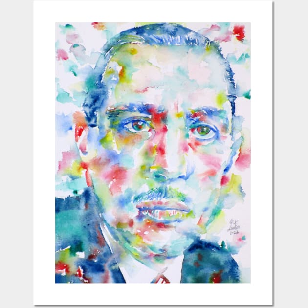 IGOR STRAVINSKY - watercolor portrait .1 Wall Art by lautir